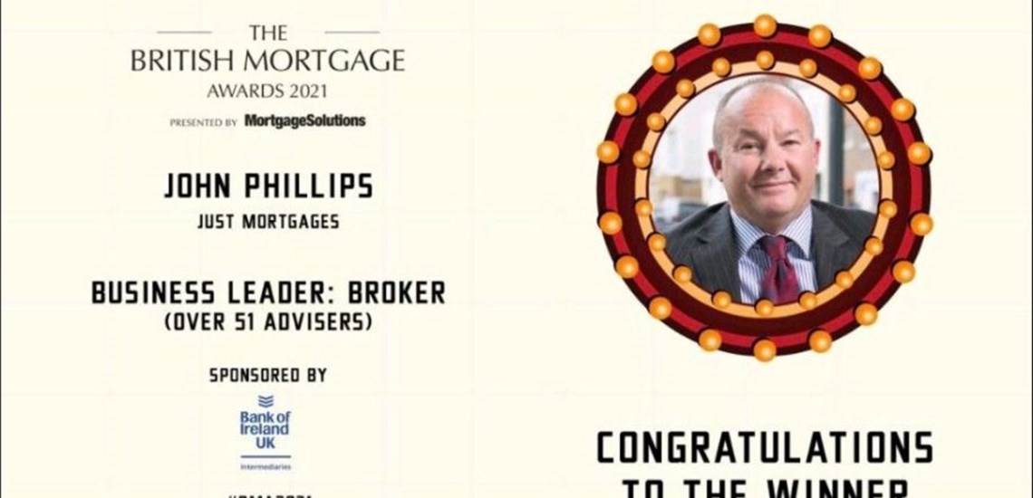 British Mortgage Awards Best Broker winner John Phillips